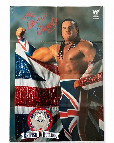 Wwf poster magazine british - wwf,