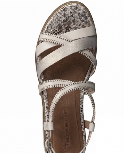 Tamaris leather flatform - tamaris,