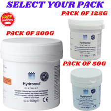 Hydromol Ointment for Dry Skin Dermatitis & Eczema Relief 50G, 125G, 500G UK
