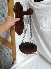 Vintage Wooden Hanging Flower