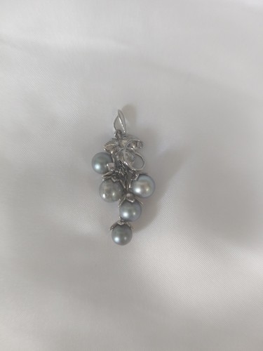 Akoya grey pearl sterling - akoya,