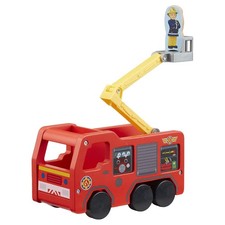 Fireman Sam Fire Engine & Figure - Wooden Jupiter