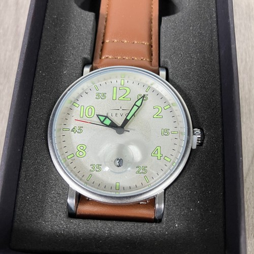 Elevon von braun - braun, leather-band