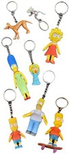 The Simpsons Keyring  Character Single Figure figures Keychain 