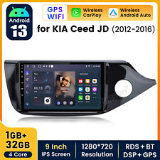 Android 14 Carplay GPS SAT NAV Car Radio Carplay For KIA CEED JD 2012-16 DAB RDS