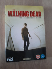 The Walking Dead Season 4 DVD 5 Disc Set With Slip Cover Very Good Condition