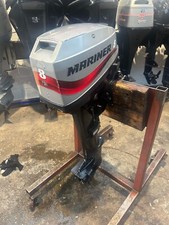 8HP MARINER Long Shaft Tiller Control 2 Stroke Serviced Outboard 2000 37Kg