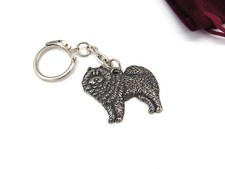 Chow Chow Pewter Keyring Chow