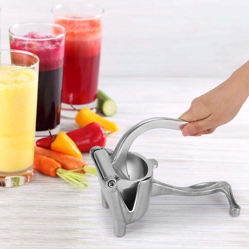 Squeezing fruits manual juicer - squeezing,