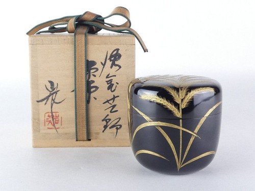 Wajima lacquer maki natsume - wajima, maki-e