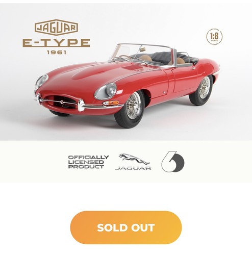 Agora models scale - 1/8, jaguar