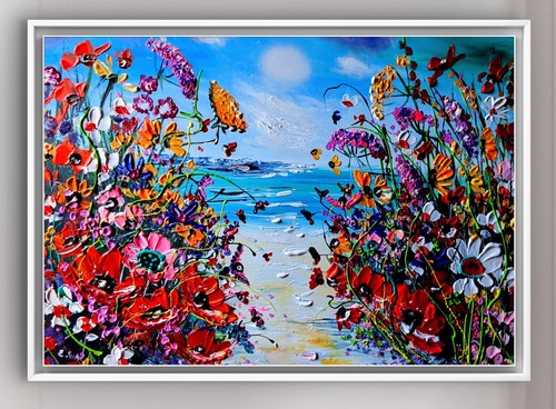 Original flower acrylic - original,