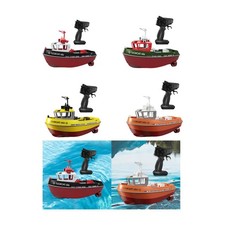 1/72 RC Tugboat Remote Control Boat Rechargeable Double Motor and Remote