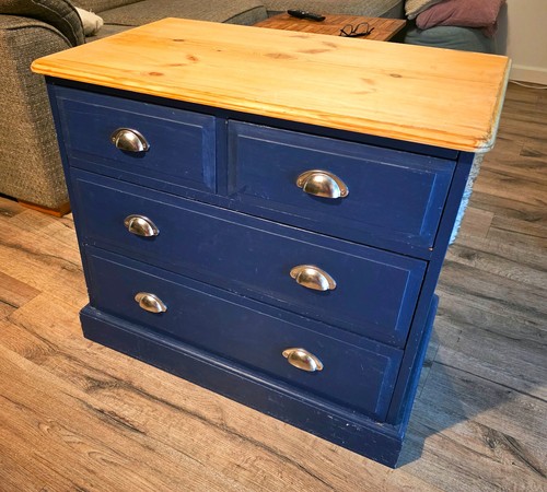 Chest drawers wood hand - drawers,