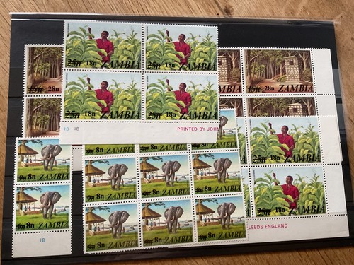 Zambia mint never hinged