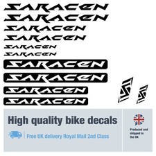 Saracen classic bike labels /