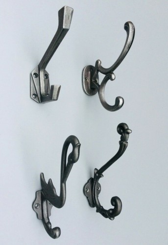 Antique cast iron - coat, hooks