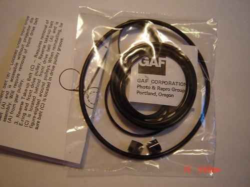 Gaf projector belts install - gaf,