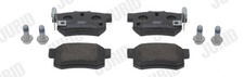 Rear brake pad set disc - pad,
