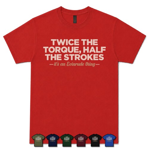 Twice the torque - half,
