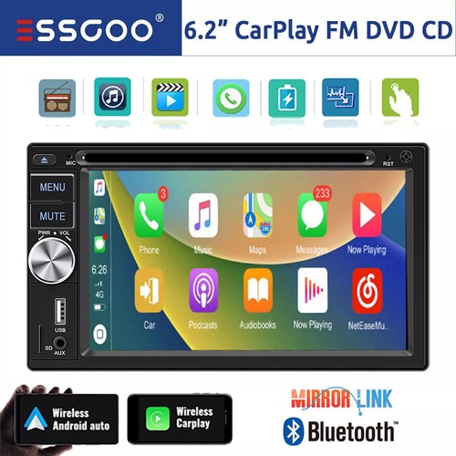 Car radio stereo - double, cd