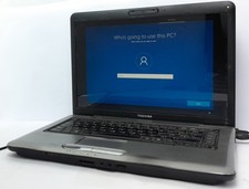 Laptop Toshiba Core 2 Duo T8400 HDD Satelite Pro A300-1ea Windows 10 Pro