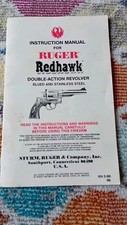 Vintage Instruction Manual Ruger Redhawk