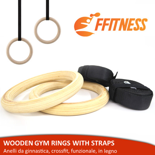 Pair wooden gymnastics - pair, of