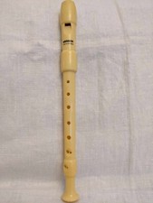 Vintage Cream Hohner Recorder 1970s