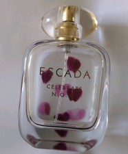 Empty Escada Celebrate NOW perfume bottle 80ml Pretty Petal Heart Collectable