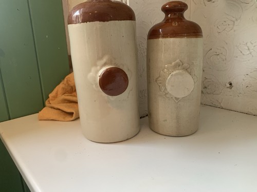 Vintage stoneware ceramic - 2x, stoneware/ceramic