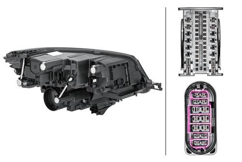 Hella led headlight left - led-headlight,