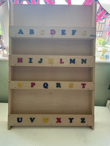 Tidy books alphabet book stand - books,