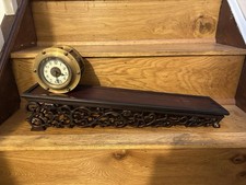 Brass Incline Gravity  Congreve Rolling Mystery Clock Intricate Wooden Base