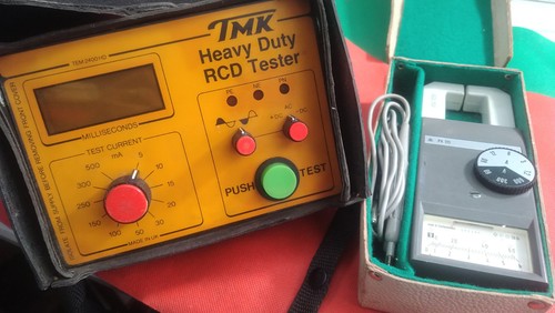 Two vintage electrical testers - two,