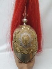 HOUSEHOLD CAVALRY THE LIFE GUARDS CEREMONIAL HEADWEAR WITH PLUME BRITISH ARMY