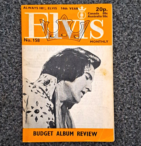 Elvis monthly magazine issue - elvis,