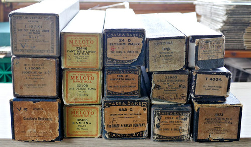 Piano player rolls all - piano,