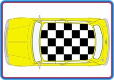 Chequered Roof Decals Graphics
