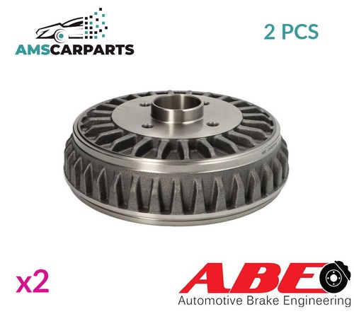 Brake drum pair - drum, rear