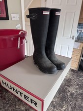 Hunter Wellington Boots Black