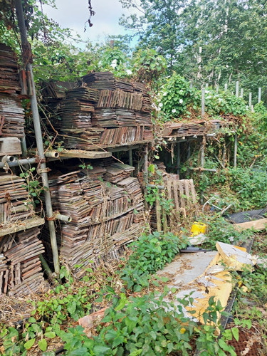 Reclaimed hand made clay tiles - made,