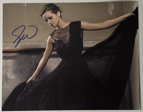 Emma watson signed photo - emma,