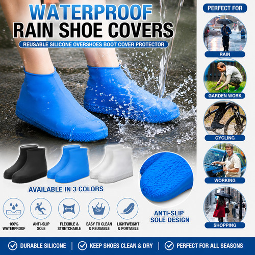 Waterproof rain shoe covers - waterproof,