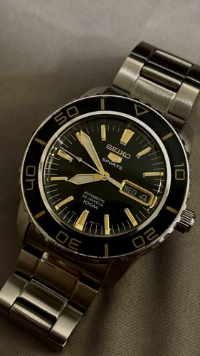 Seiko sports black mother - sports,