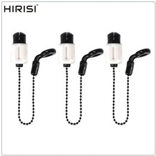  3 x Hirisi Carp Fishing Bobbins. White Swingers, bite indicators. B2029..
