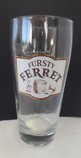 Hall & Woodhouse Badger Beers FURSTY FERRET Ale Pint Glass Vintage Collectable