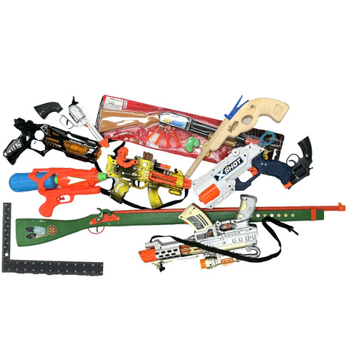 Toy gun bundle lot 10 - toy, of