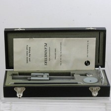 Vintage Allbrit (Stanley) Planimeter In original Case/instructions