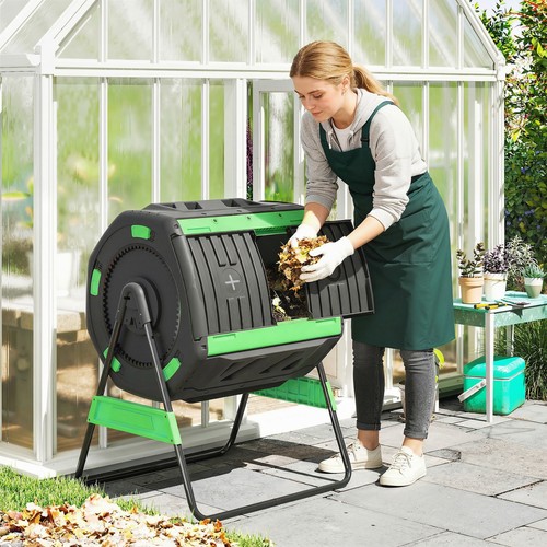 Garden compost bin 200l - garden, dual
